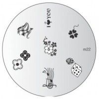 Plaquinha M22 para carimbo de Unha