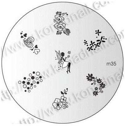 Plaquinha M35 para Carimbo de Unha